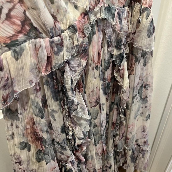 Zimmermann Floral Mini Dress - Pink and Cream - Picture 6 of 6